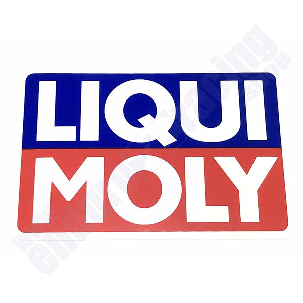 Liqui Moly Logo Aufkleber 130x85mm