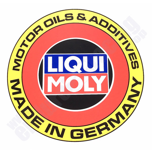 Liqui Moly Aufkleber Made in Germany